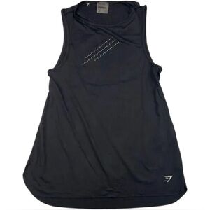Gymshark Black Open Back Muscle Tank | Women’s Medium